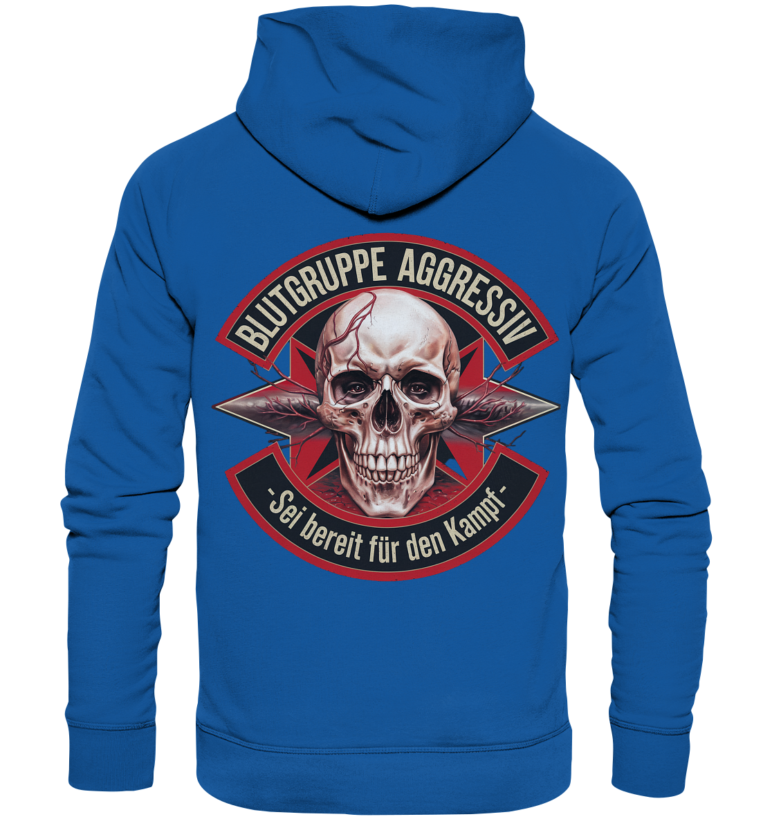 Blutgruppe Aggressiv - Basic Hoodie
