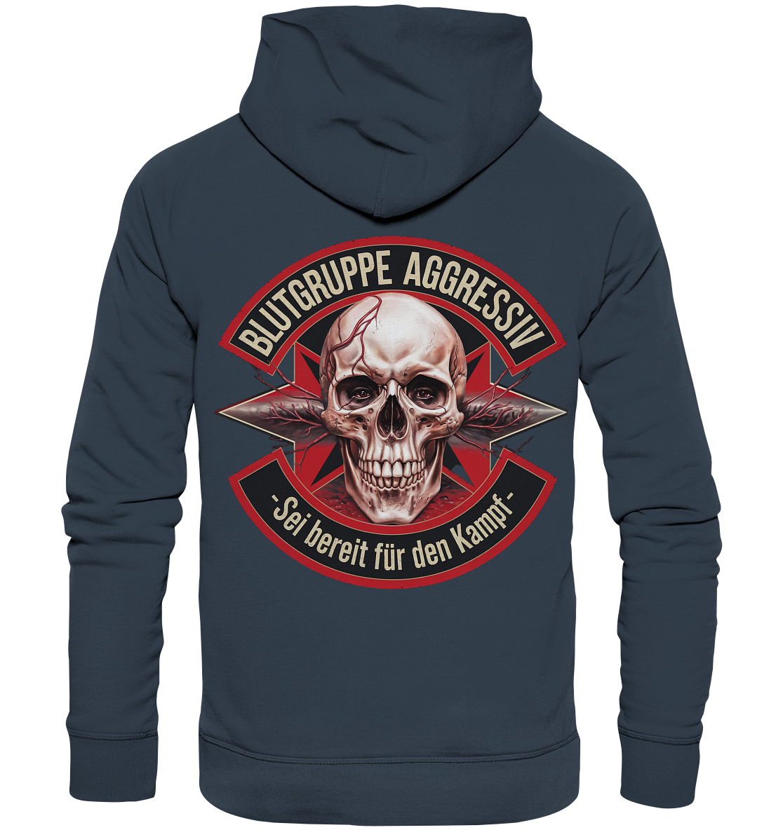 Blutgruppe Aggressiv - Basic Hoodie