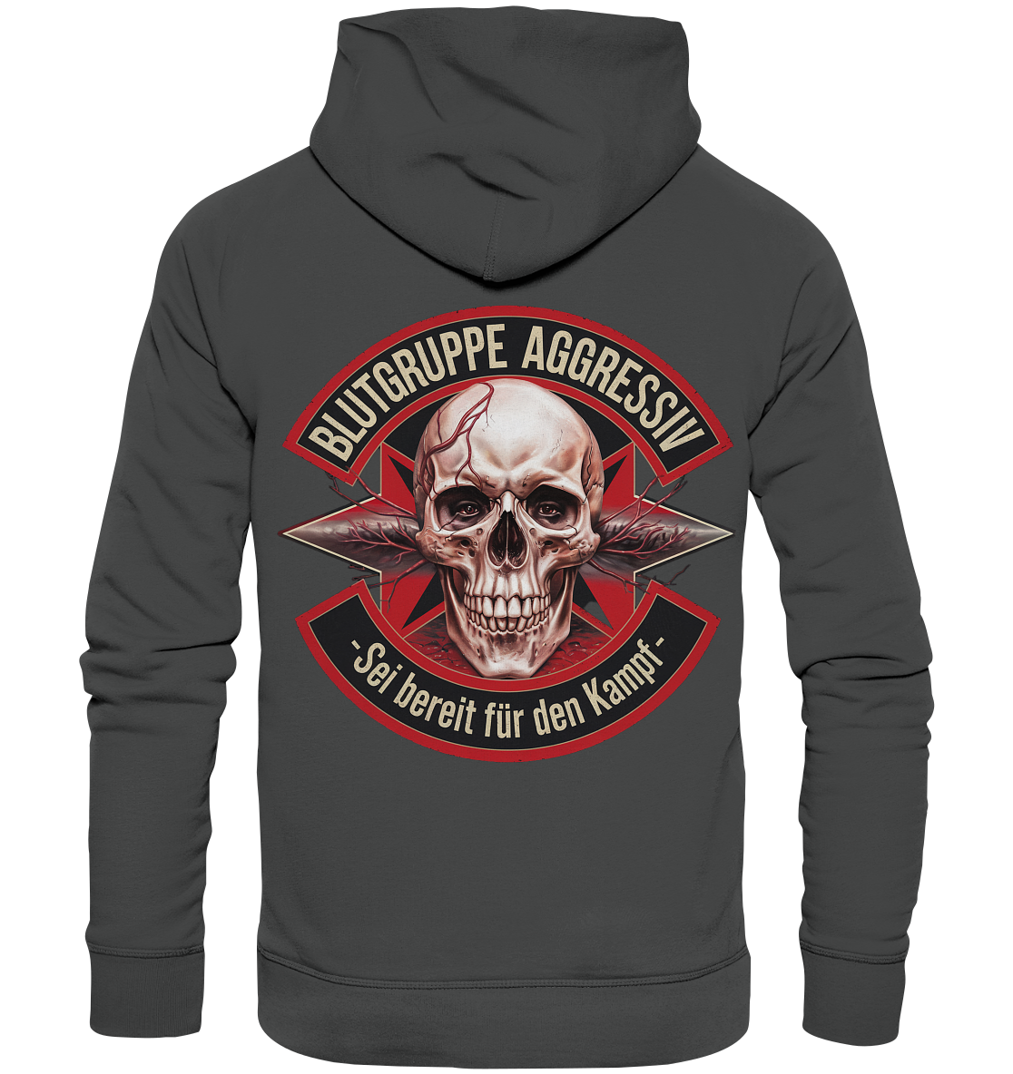 Blutgruppe Aggressiv - Basic Hoodie