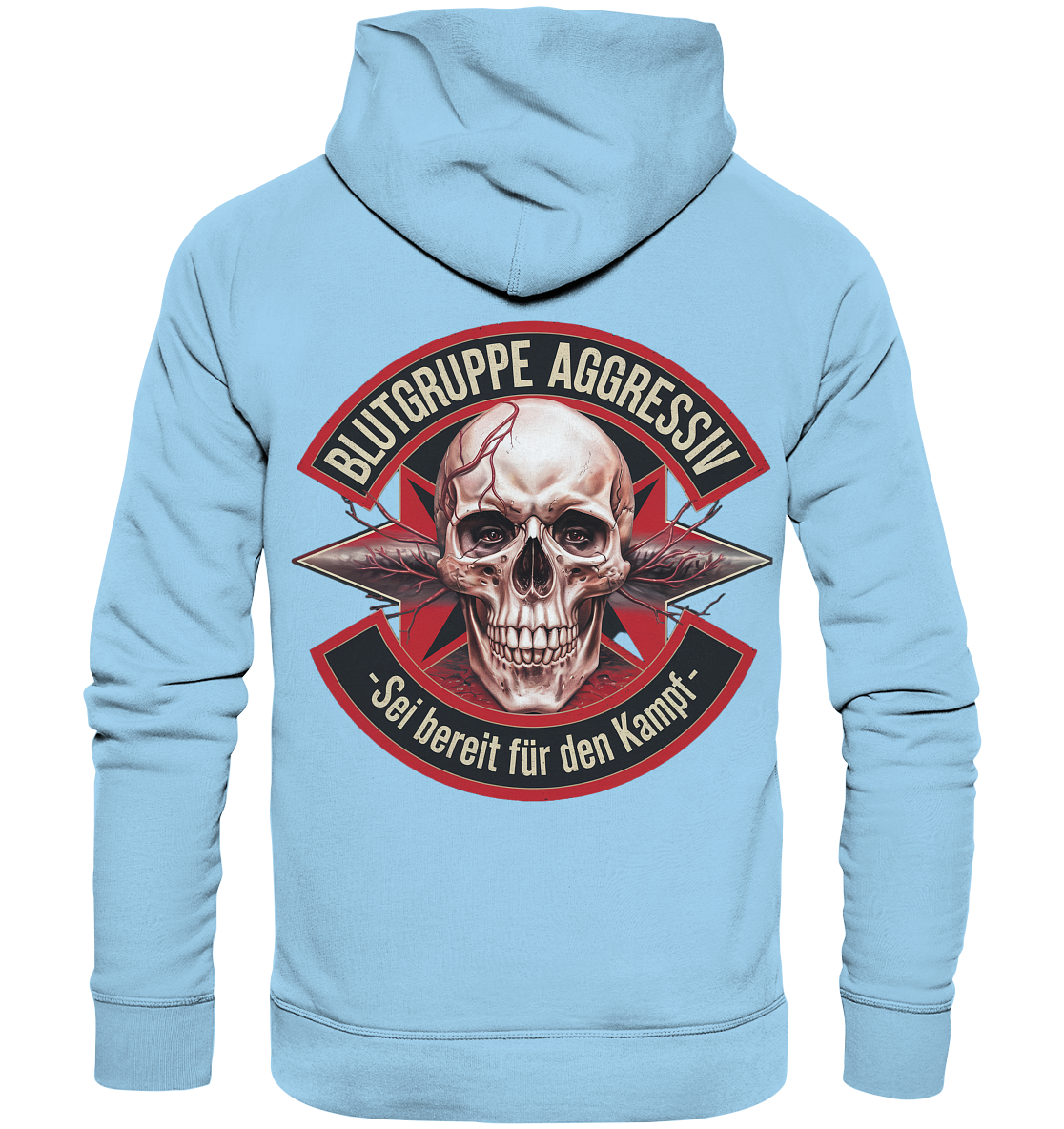 Blutgruppe Aggressiv - Basic Hoodie