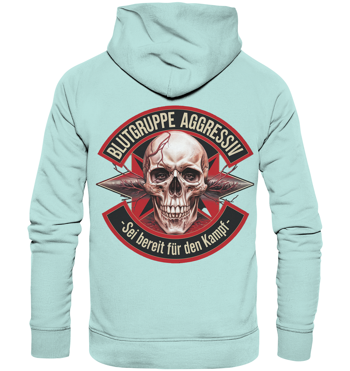 Blutgruppe Aggressiv - Basic Hoodie