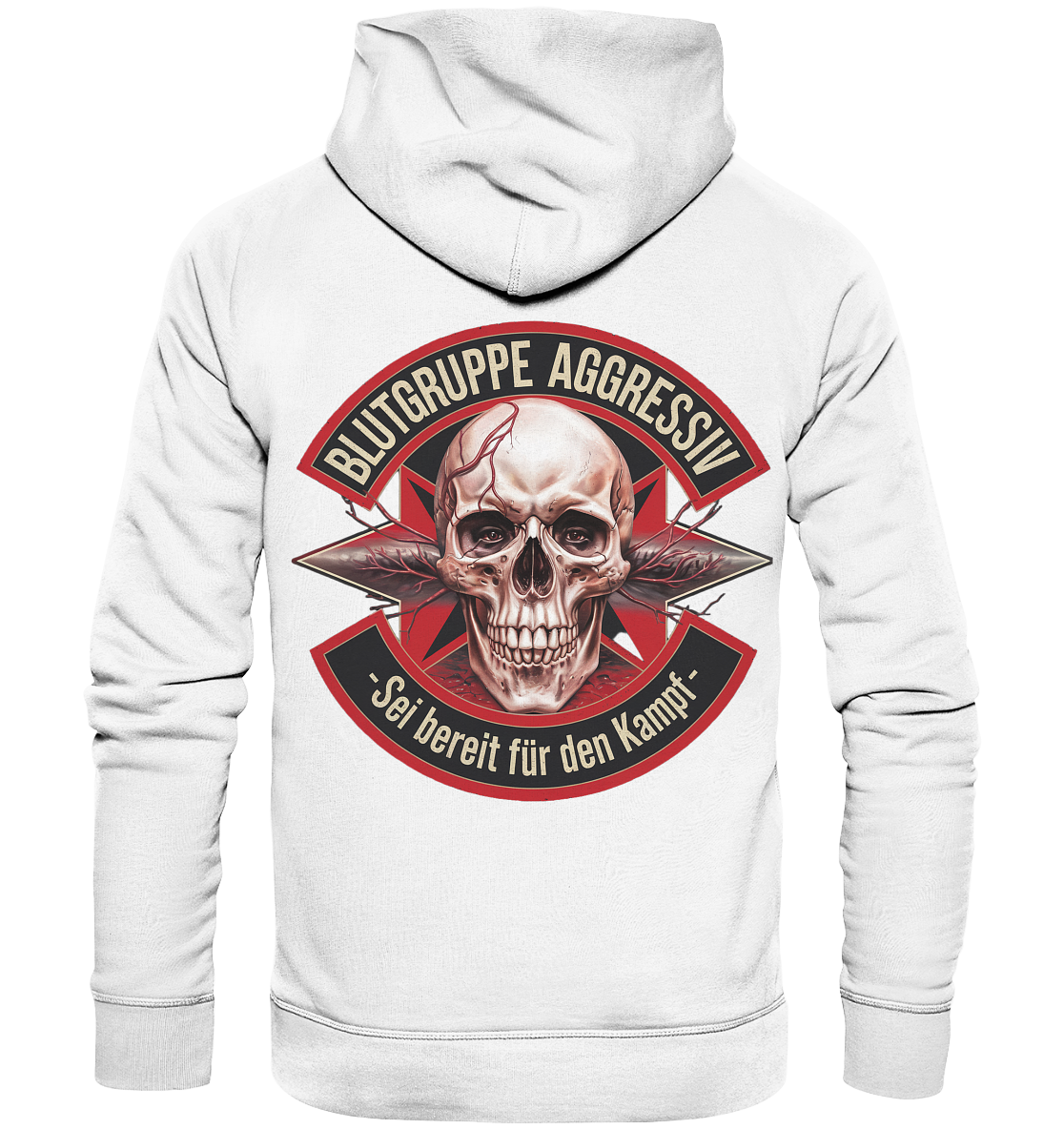 Blutgruppe Aggressiv - Basic Hoodie