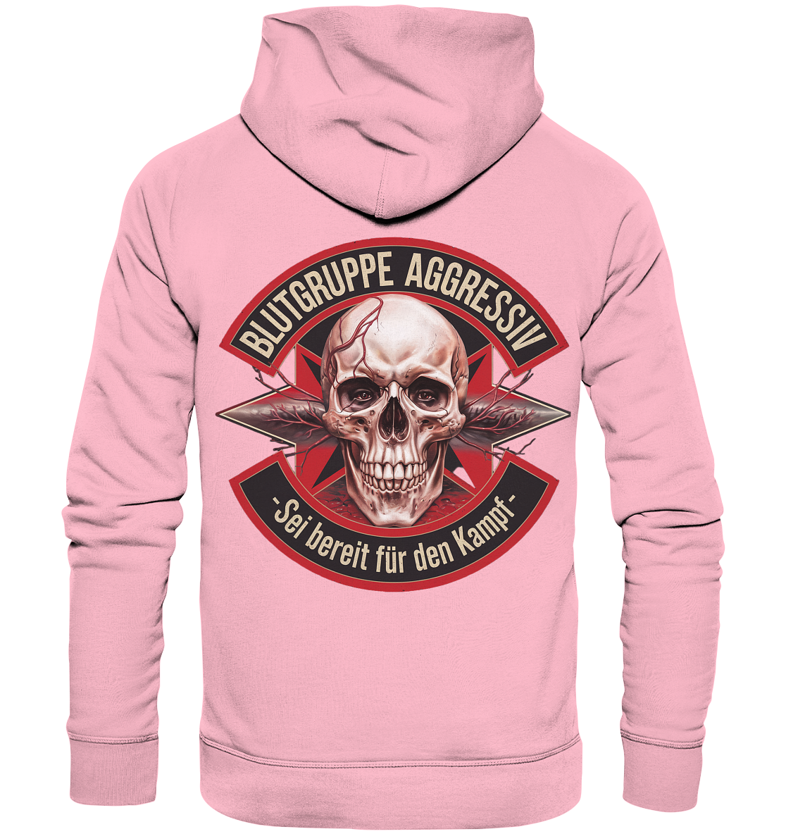 Blutgruppe Aggressiv - Basic Hoodie