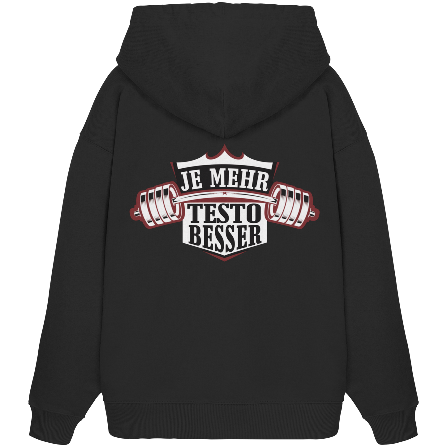 Fitness Je Mehr - Premium 350 g/m² Oversize Hoodie
