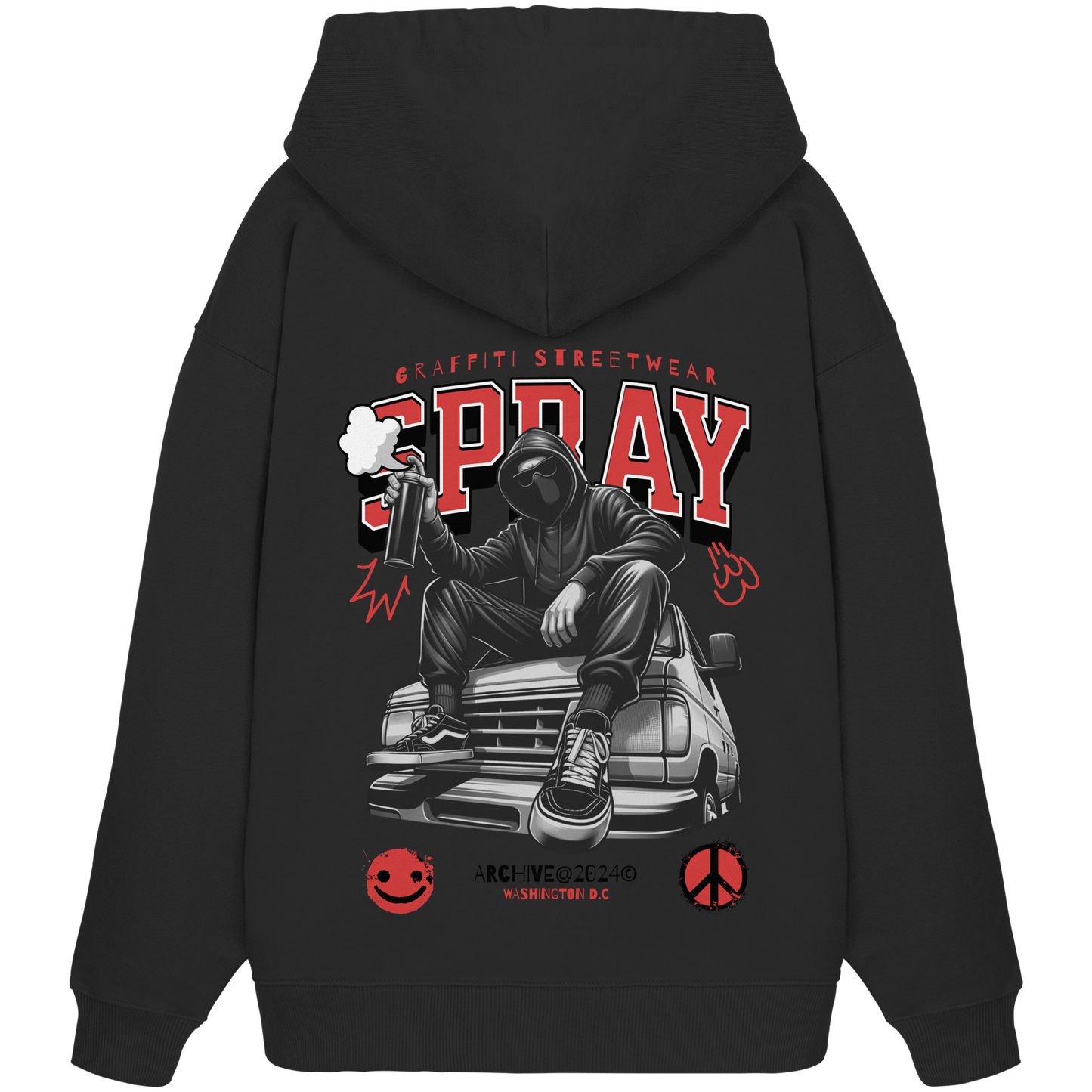 Streetwear - Premium 350g/m² Oversize Hoodie