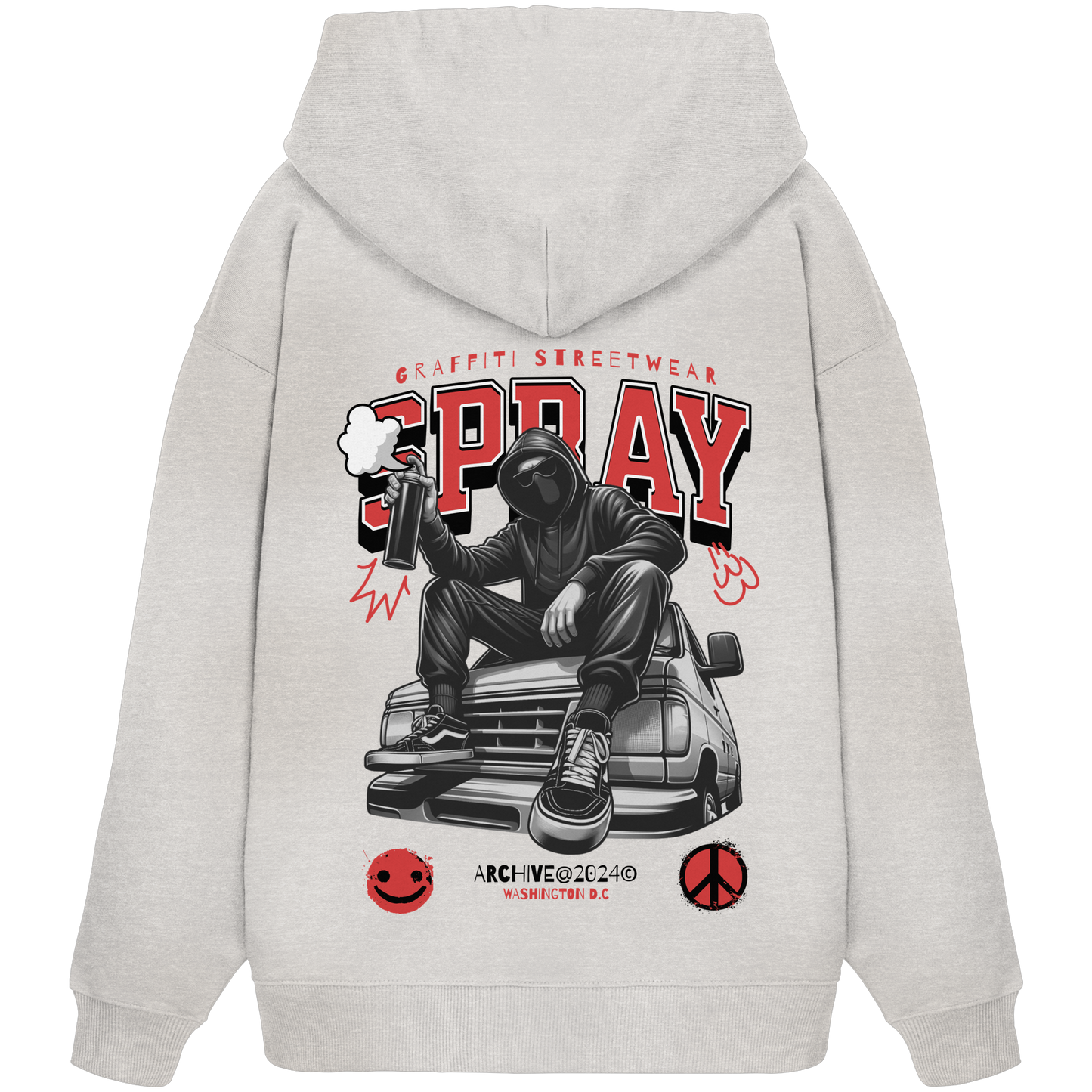 Streetwear - Premium 350g/m² Oversize Hoodie