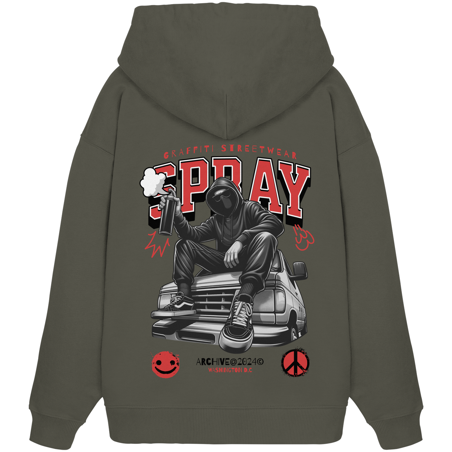 Streetwear - Premium 350g/m² Oversize Hoodie