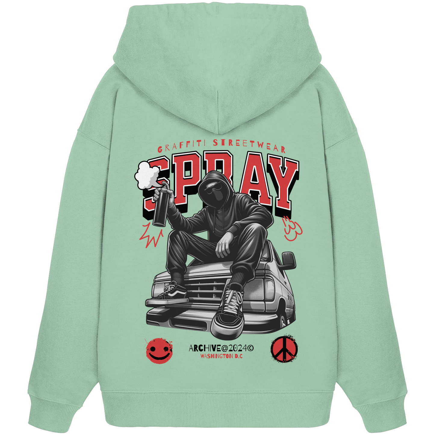 Streetwear - Premium 350g/m² Oversize Hoodie