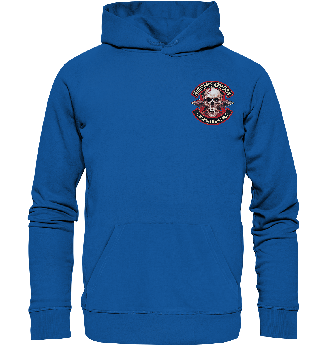 Blutgruppe Aggressiv - Basic Hoodie