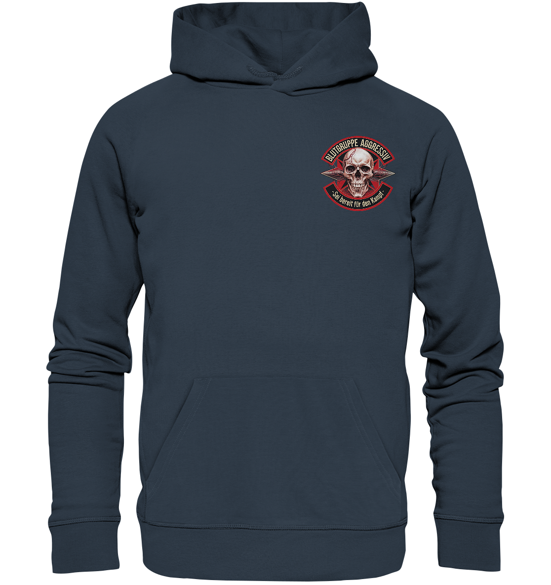 Blutgruppe Aggressiv - Basic Hoodie