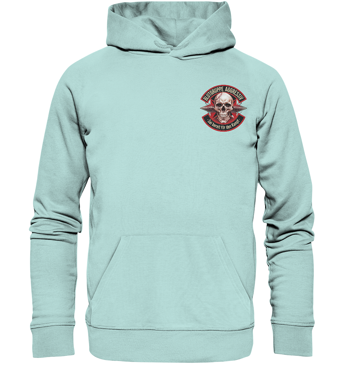 Blutgruppe Aggressiv - Basic Hoodie