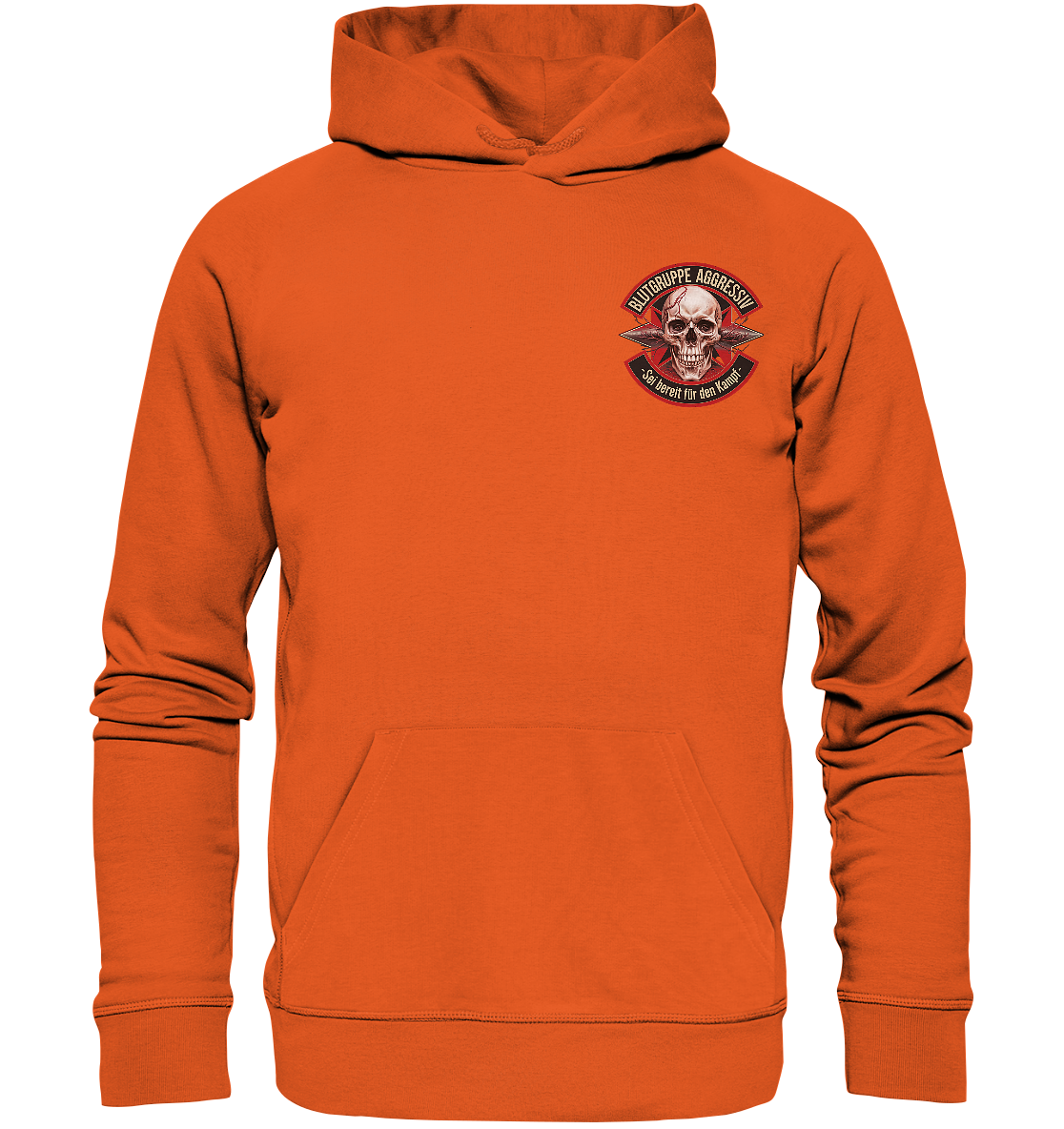Blutgruppe Aggressiv - Basic Hoodie