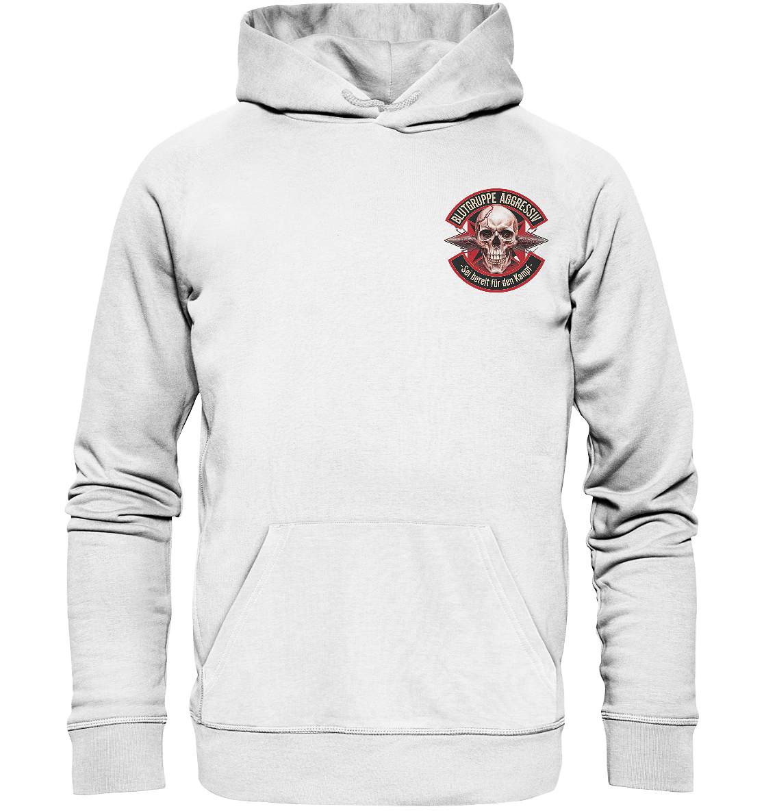Blutgruppe Aggressiv - Basic Hoodie