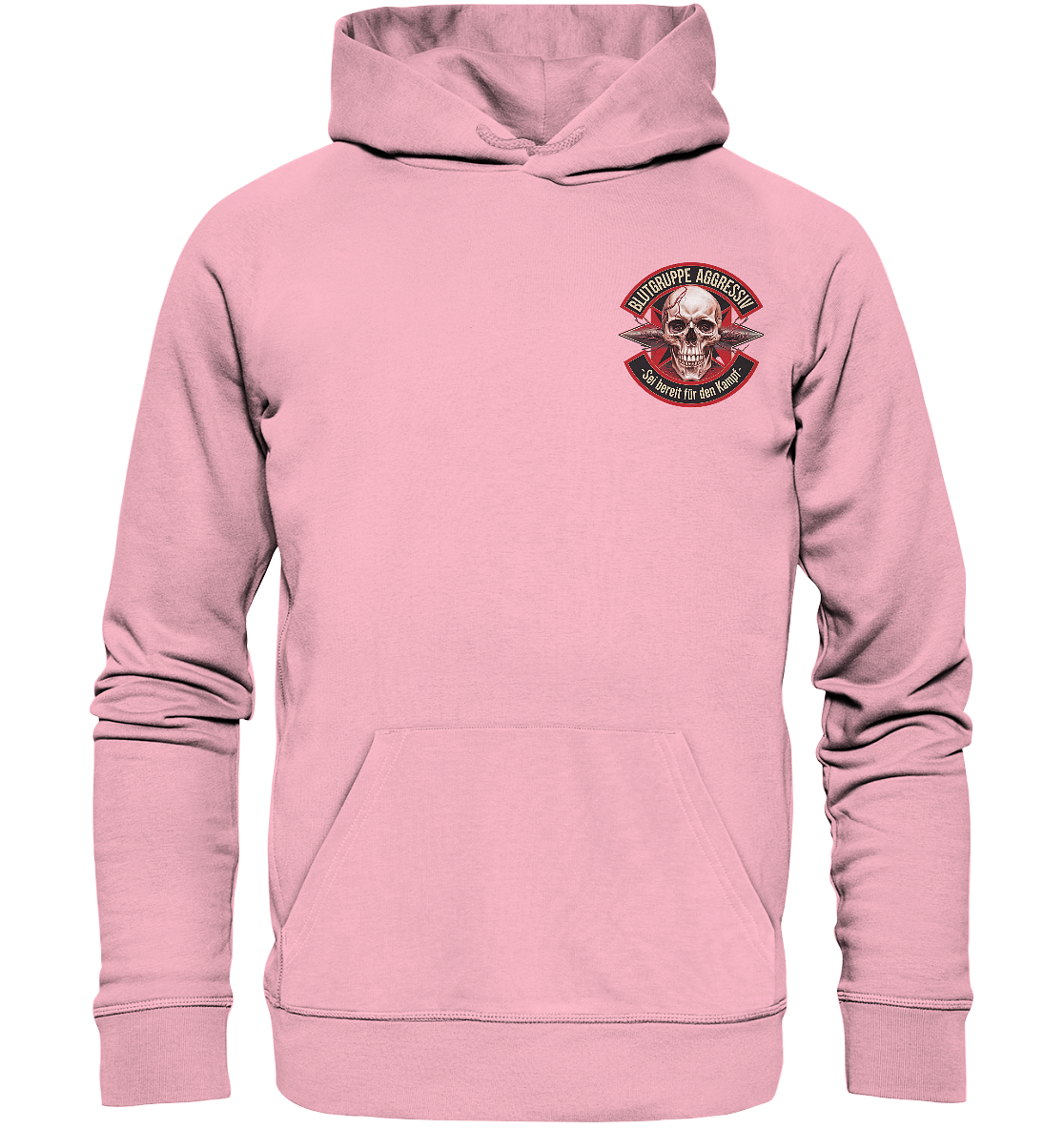Blutgruppe Aggressiv - Basic Hoodie
