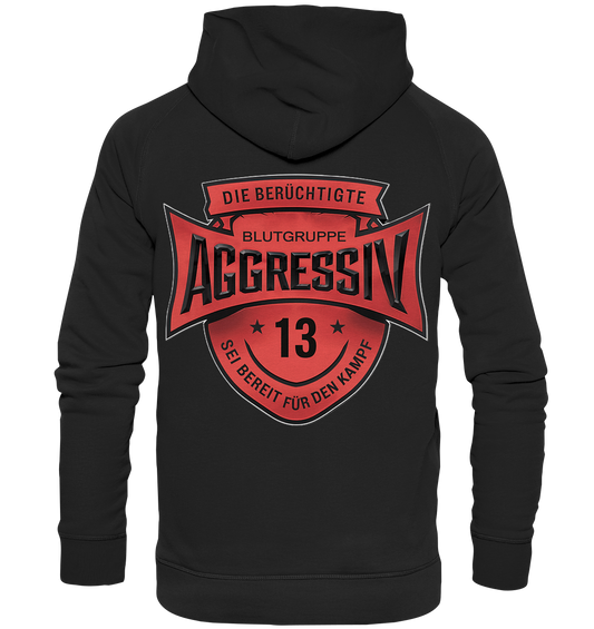 Blutgruppe Aggressiv - Hoodie