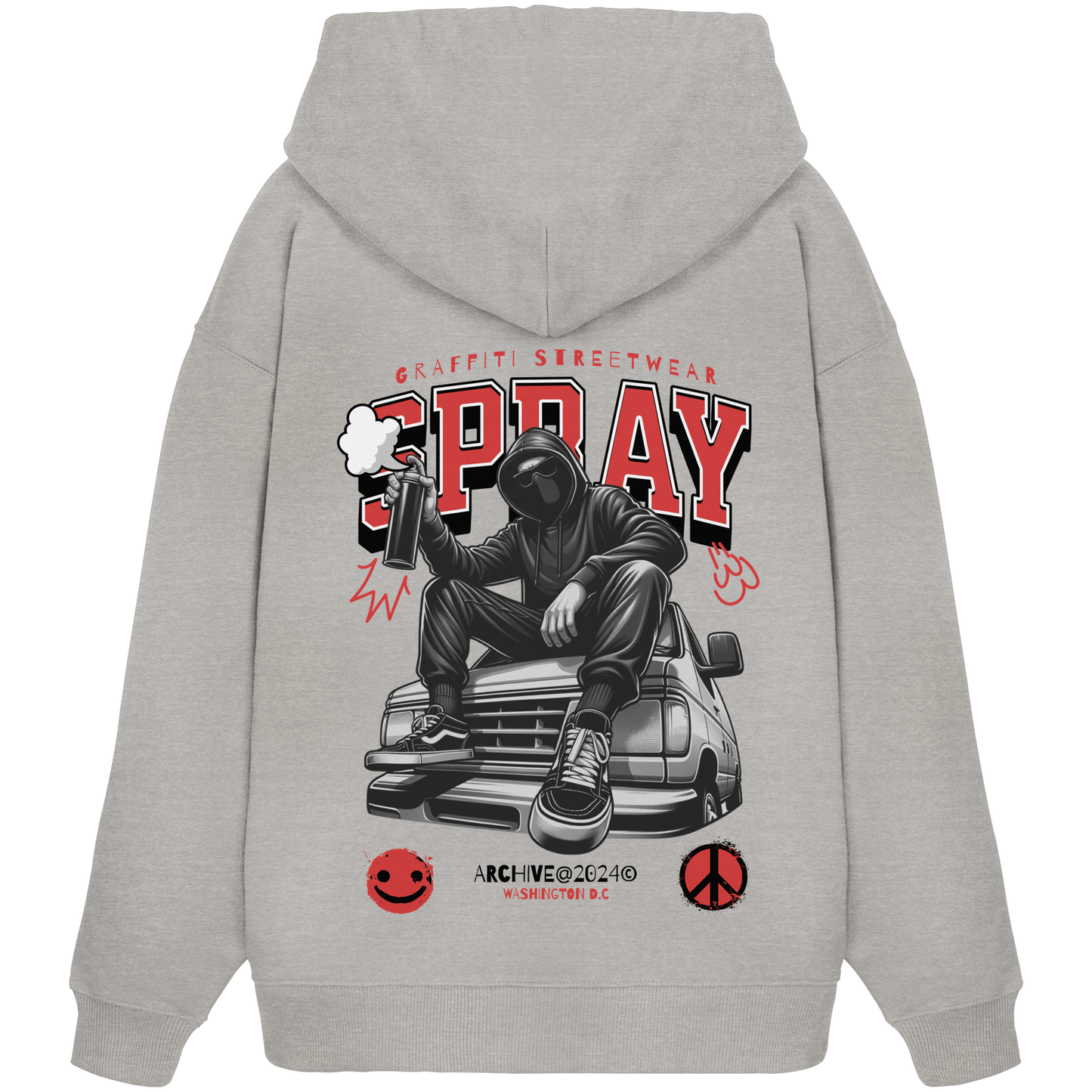 Streetwear - Premium 350g/m² Oversize Hoodie