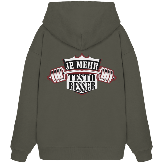 Fitness Je Mehr - Premium 350 g/m² Oversize Hoodie