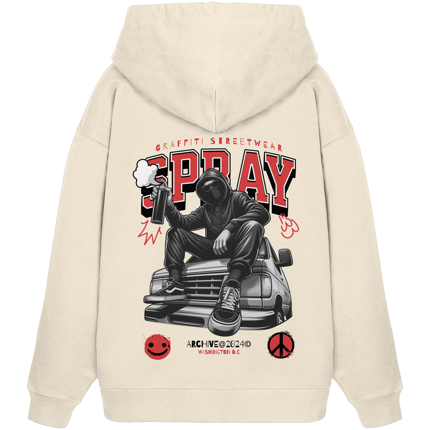 Streetwear - Premium 350g/m² Oversize Hoodie