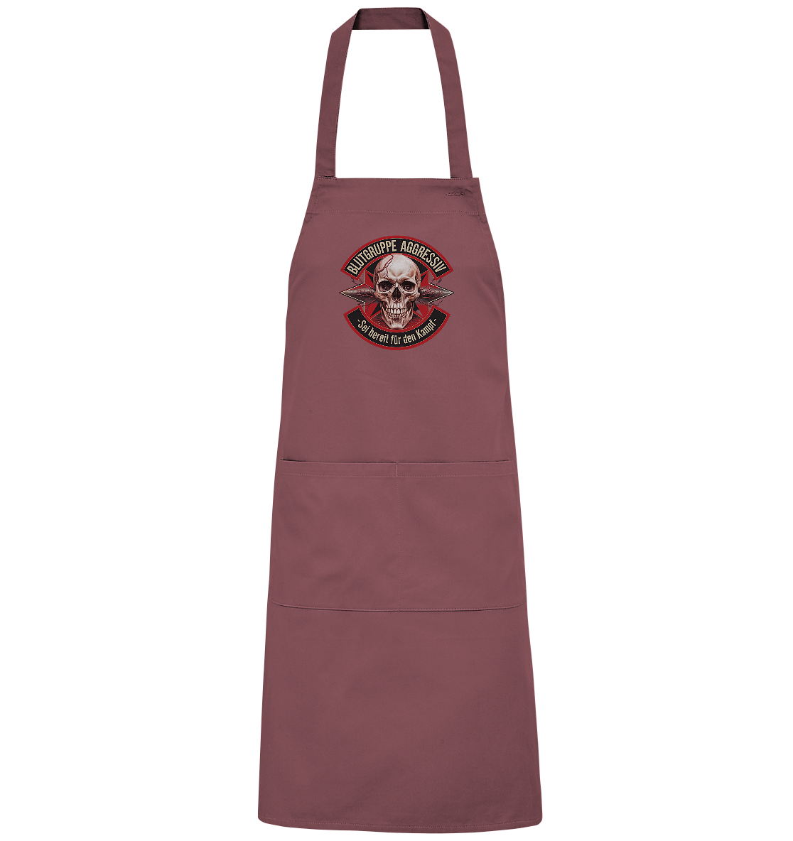 Blutgruppe Aggressiv - Organic Grillschürze