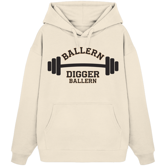 Fitness Ballern - Premium 350g/m² Oversize Hoodie